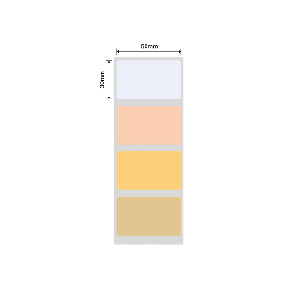 NIIMBOT B1 4 Color Thermal Label - 230 Label/Roll - 50*30mm